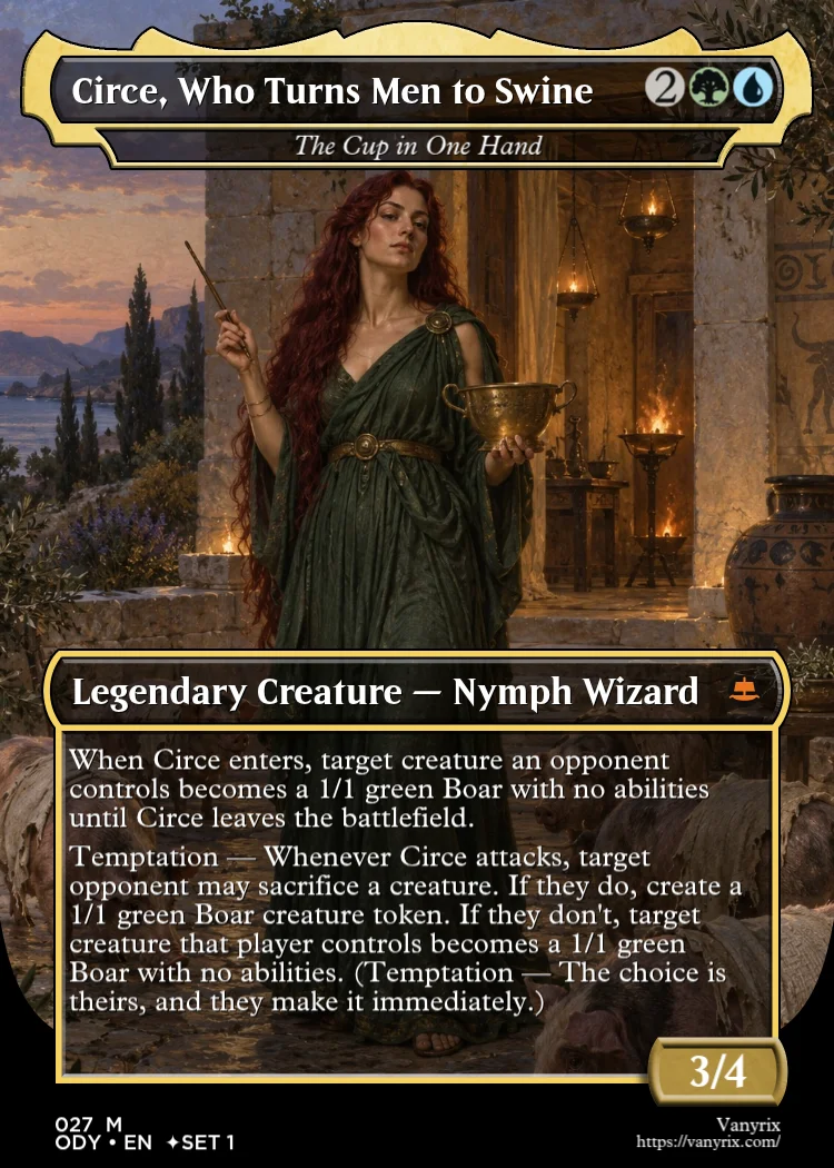 Circe, Who Turns Men to Swine