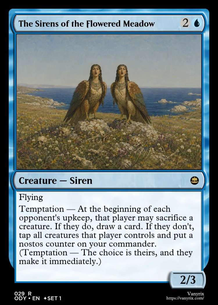 The Sirens of the Flowered Meadow
