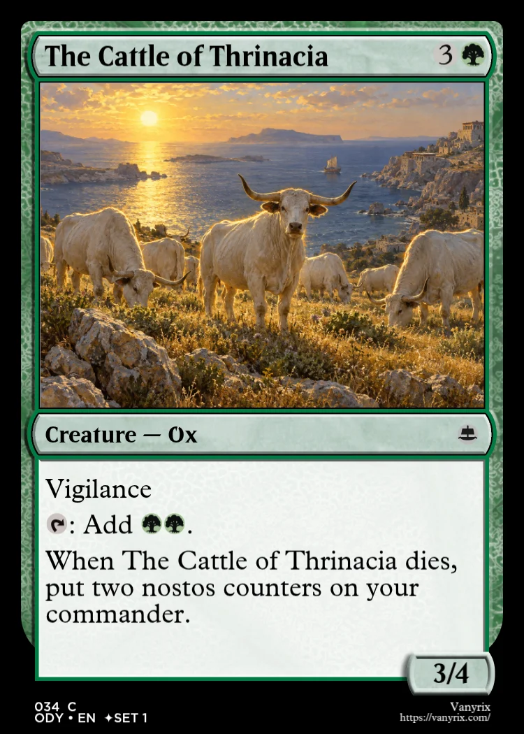 The Cattle of Thrinacia
