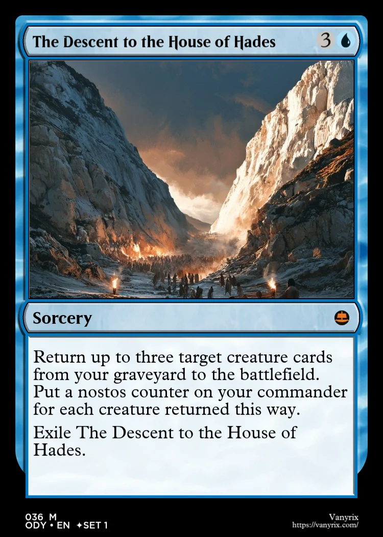 The Descent to the House of Hades