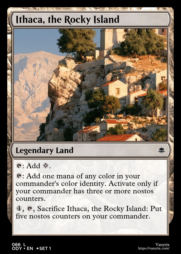Ithaca, the Rocky Island