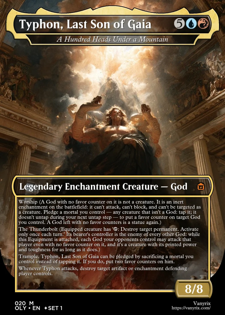 Typhon, Last Son of Gaia