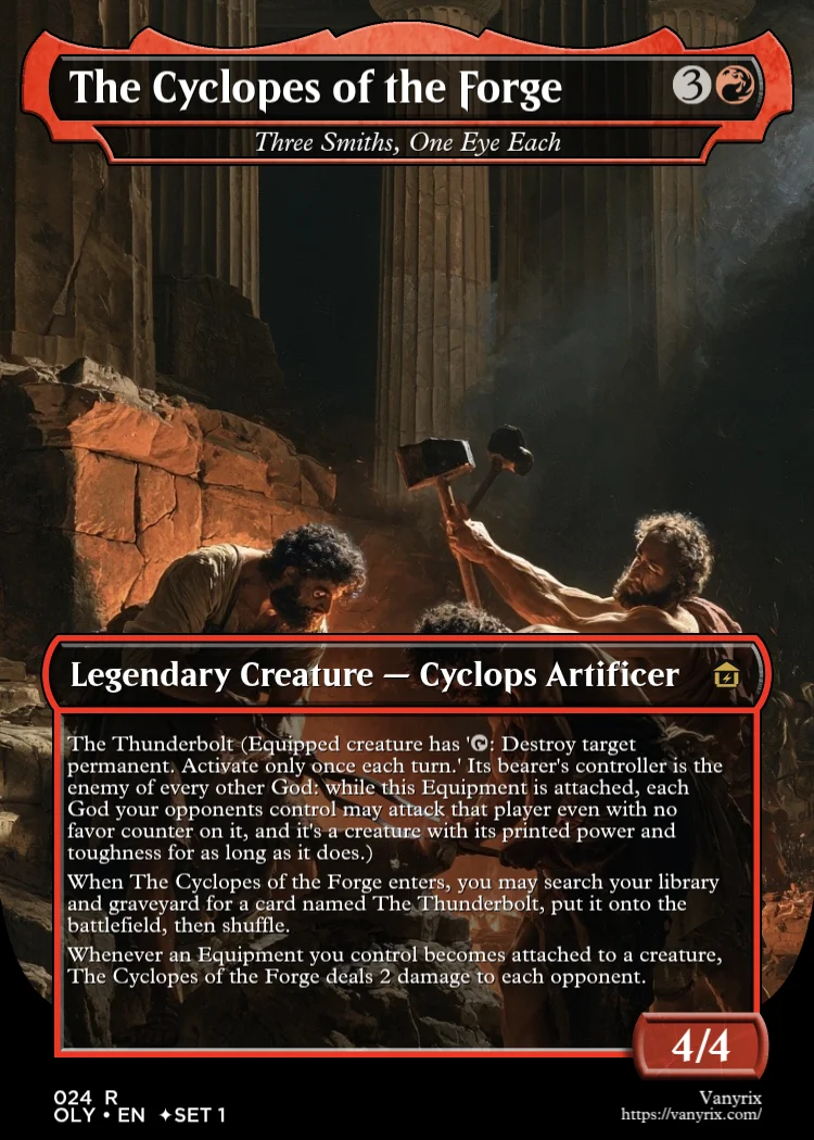 The Cyclopes of the Forge
