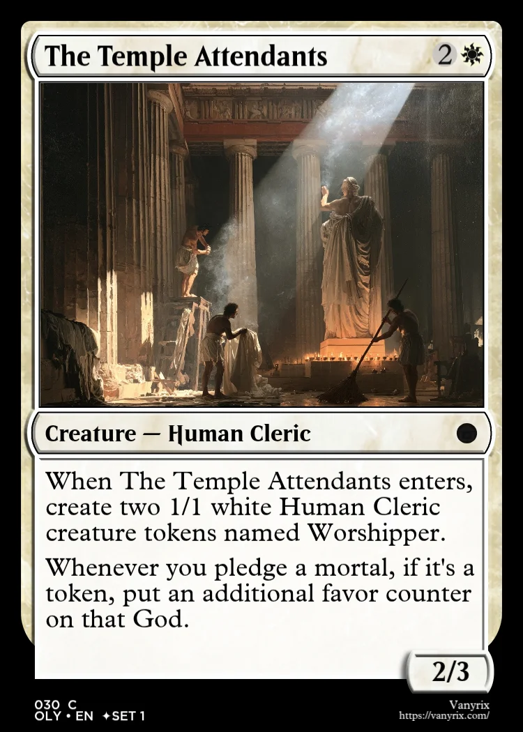 The Temple Attendants