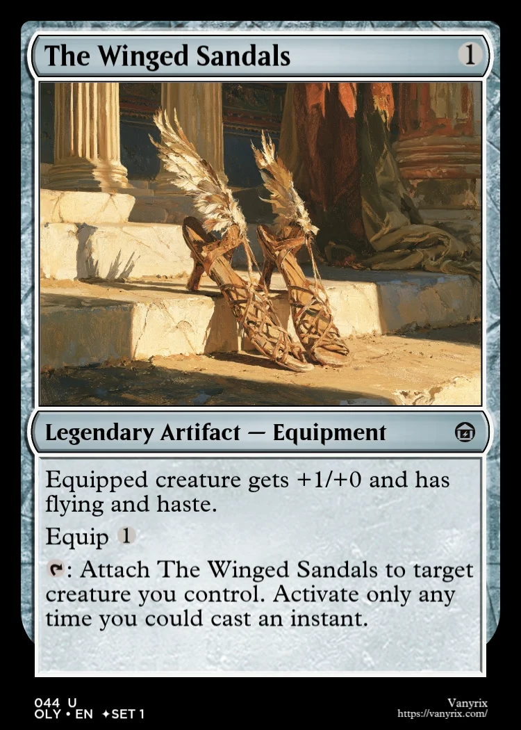 The Winged Sandals