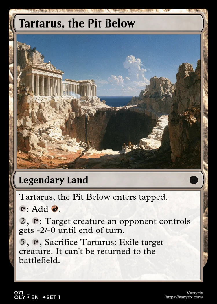 Tartarus, the Pit Below