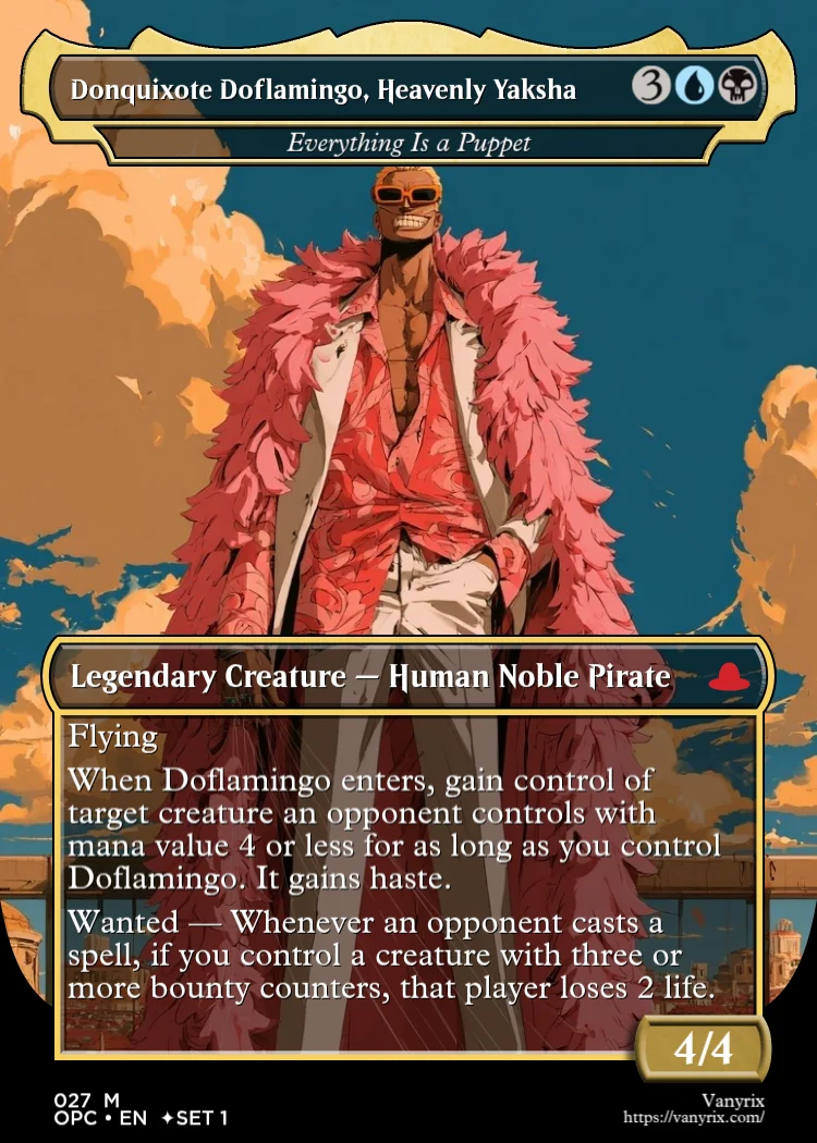 Donquixote Doflamingo, Heavenly Yaksha