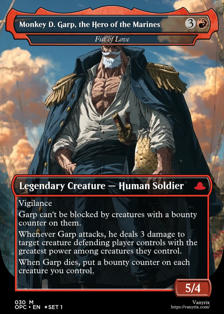 Monkey D. Garp, the Hero of the Marines