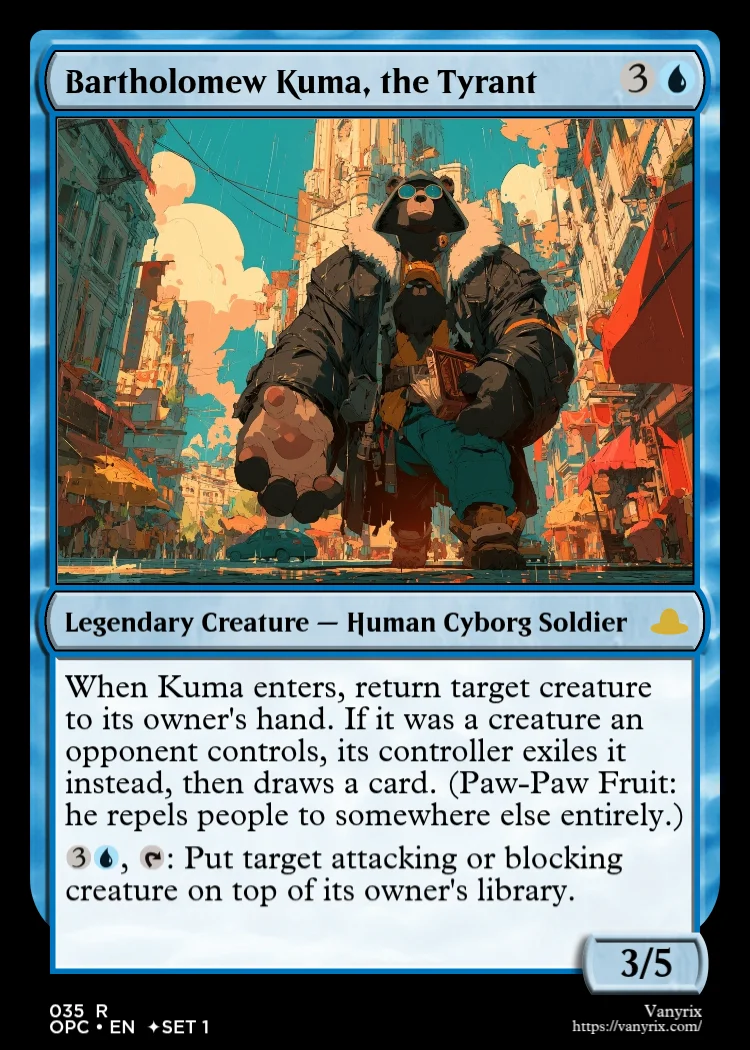 Bartholomew Kuma, the Tyrant