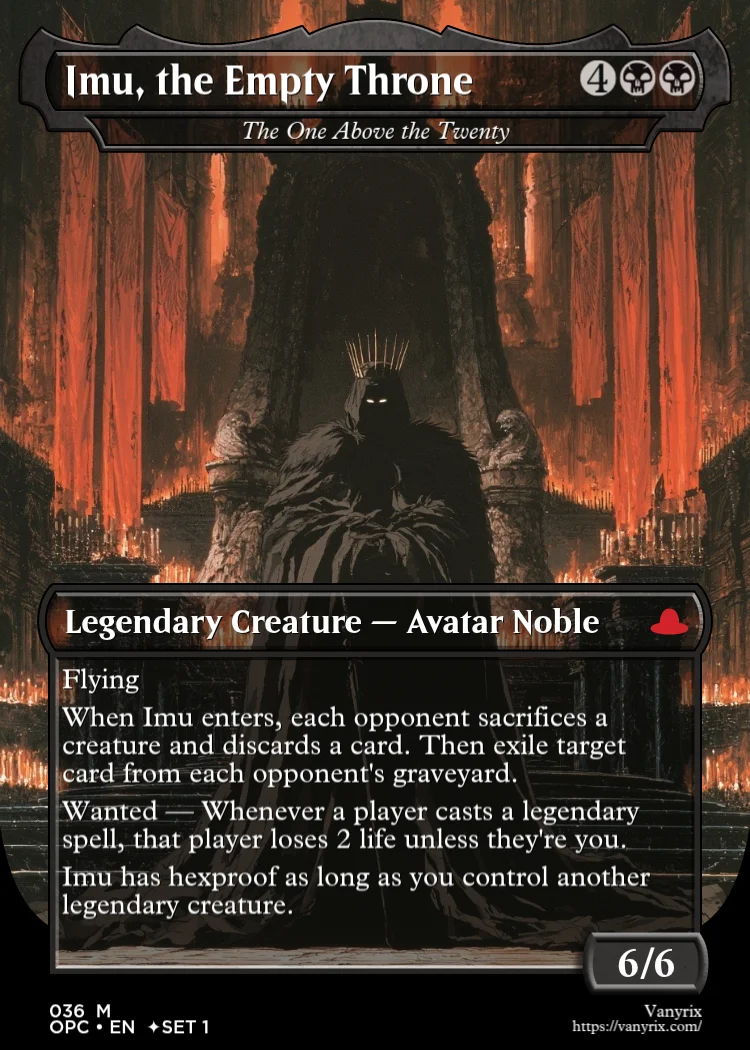 Imu, the Empty Throne