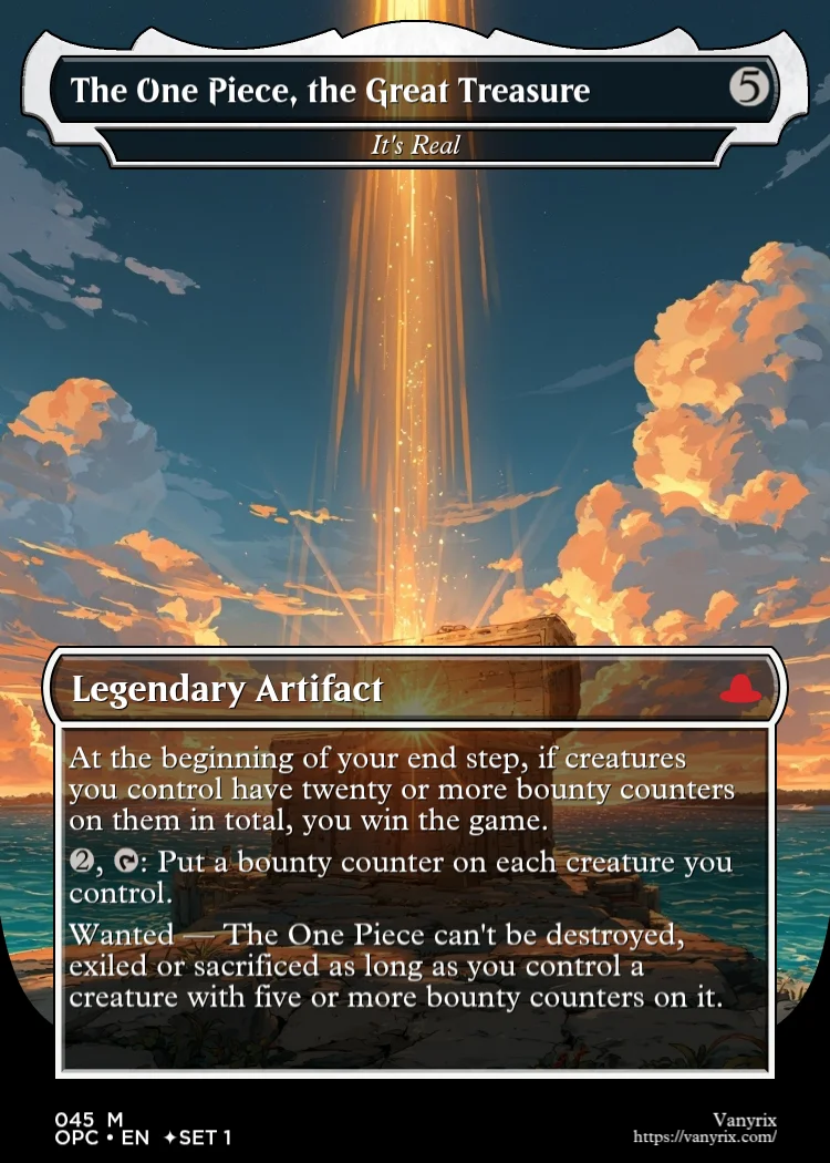 The One Piece, the Great Treasure