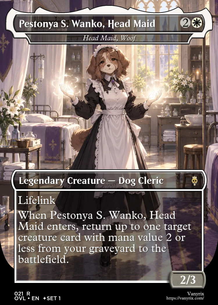 Pestonya S. Wanko, Head Maid