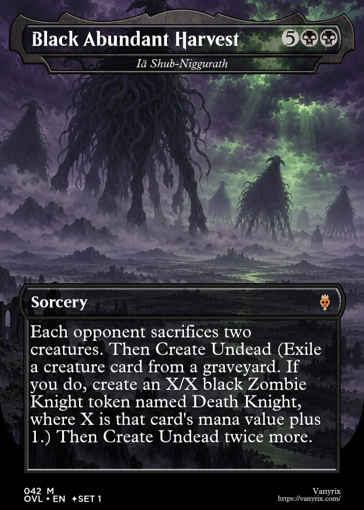 Black Abundant Harvest