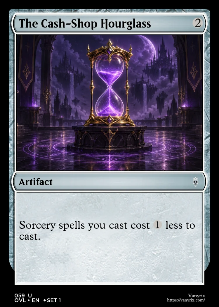 The Cash-Shop Hourglass