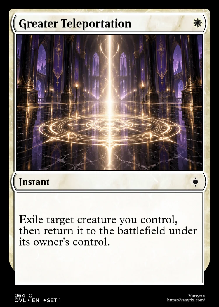 Greater Teleportation