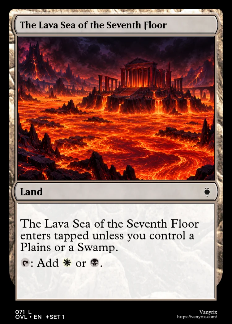 The Lava Sea of the Seventh Floor