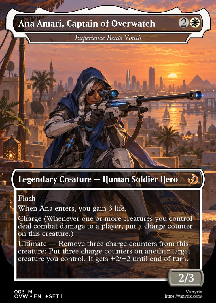 Ana Amari, Captain of Overwatch