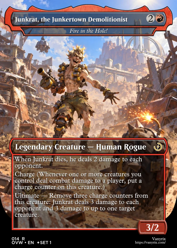 Junkrat, the Junkertown Demolitionist