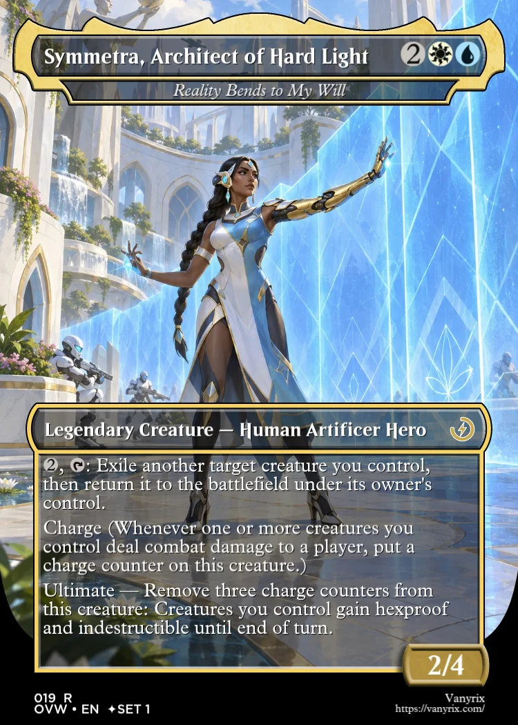 Symmetra, Architect of Hard Light
