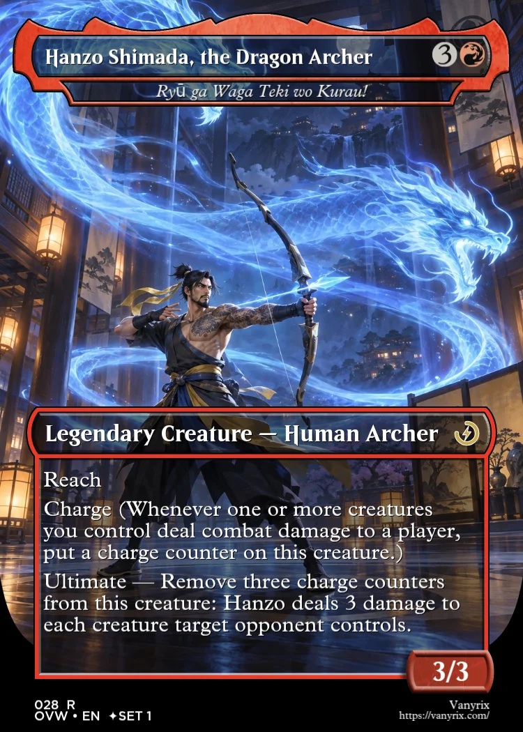 Hanzo Shimada, the Dragon Archer