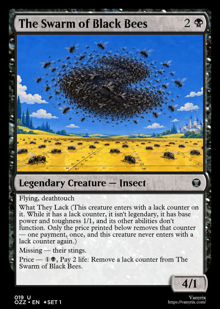 The Swarm of Black Bees