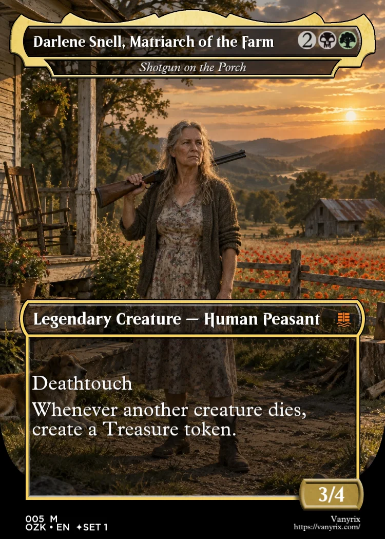 Darlene Snell, Matriarch of the Farm