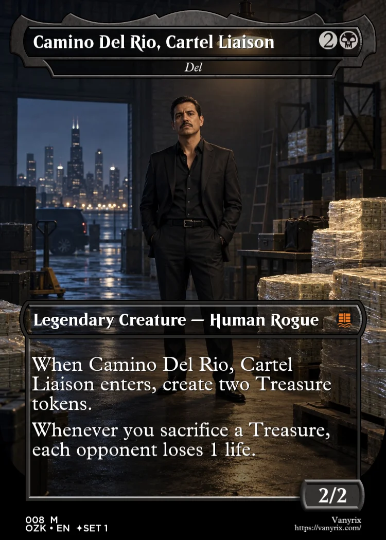 Camino Del Rio, Cartel Liaison