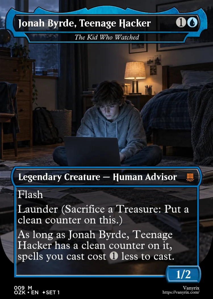 Jonah Byrde, Teenage Hacker