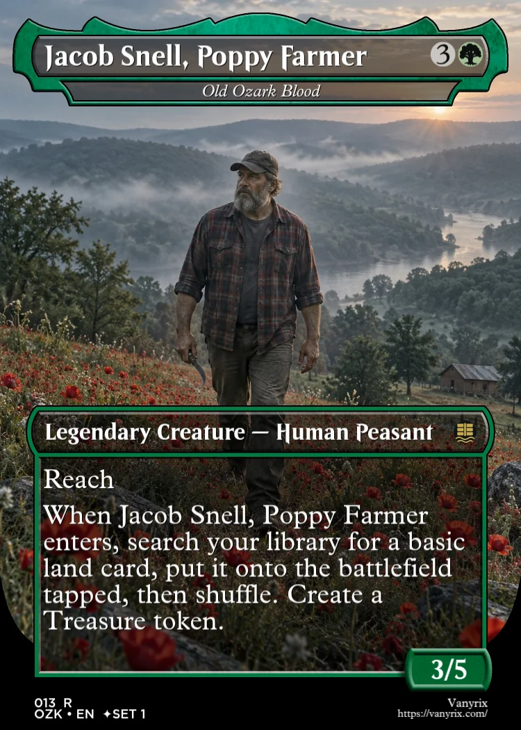 Jacob Snell, Poppy Farmer