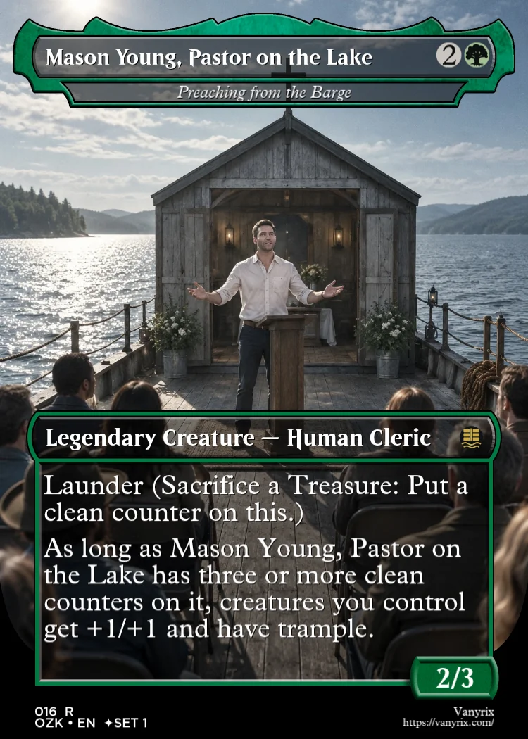 Mason Young, Pastor on the Lake