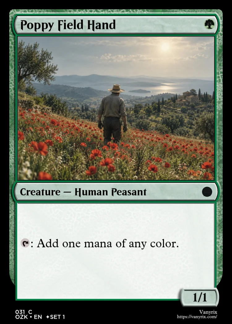Poppy Field Hand