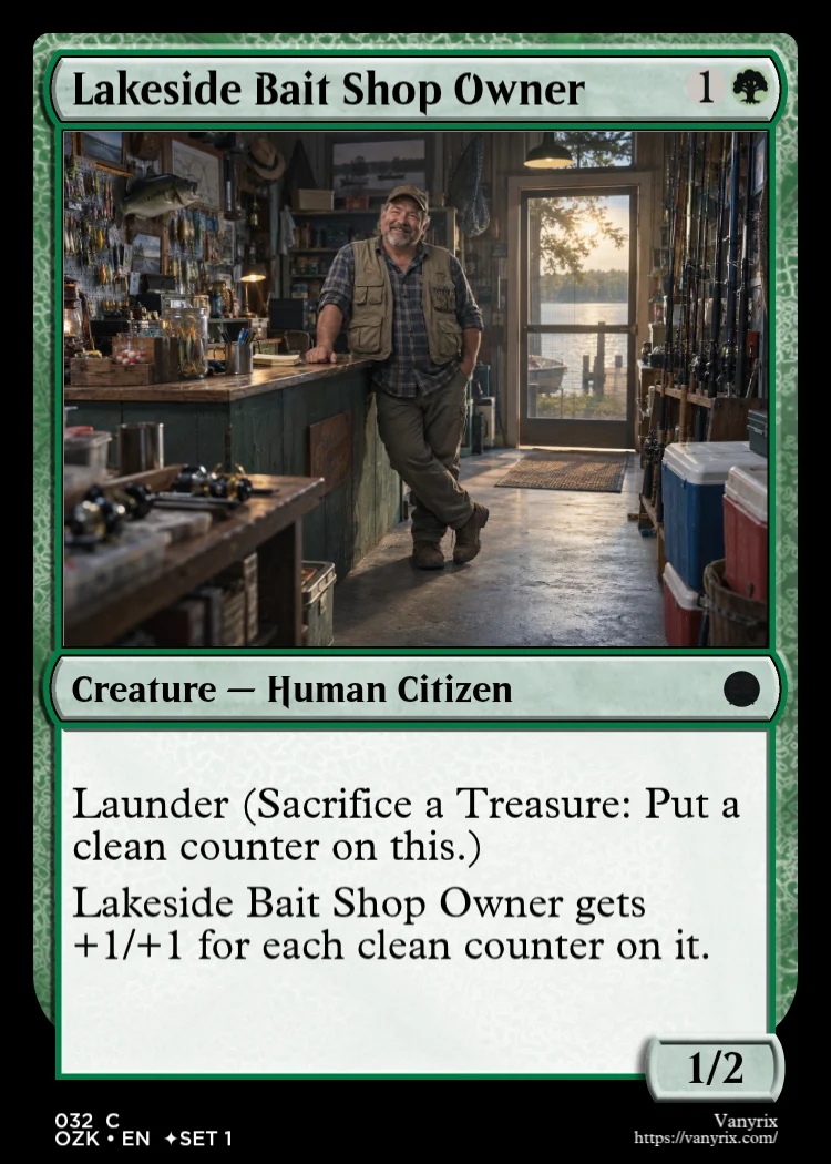 Lakeside Bait Shop Owner