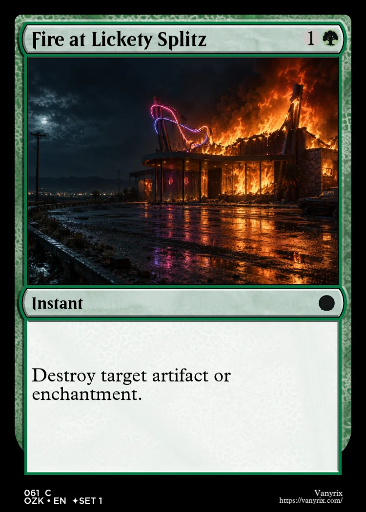 Fire at Lickety Splitz