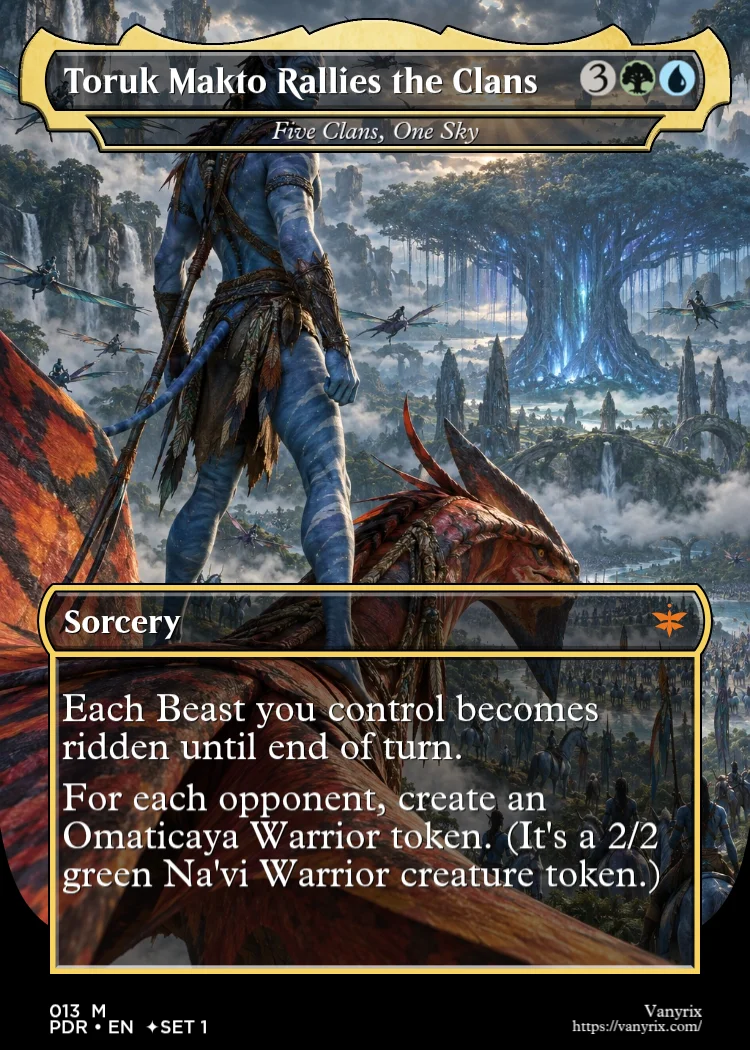 Toruk Makto Rallies the Clans