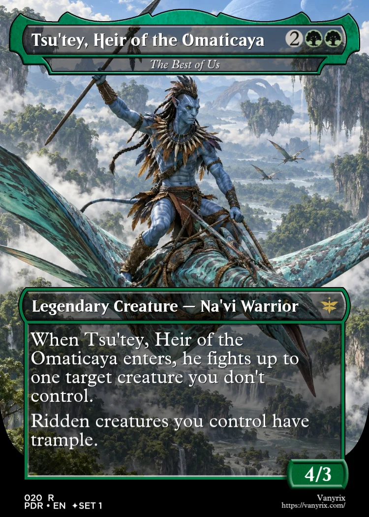 Tsu'tey, Heir of the Omaticaya