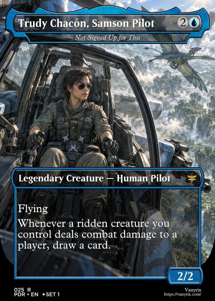 Trudy Chacón, Samson Pilot
