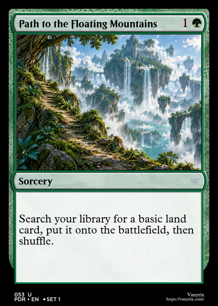 Path to the Floating Mountains
