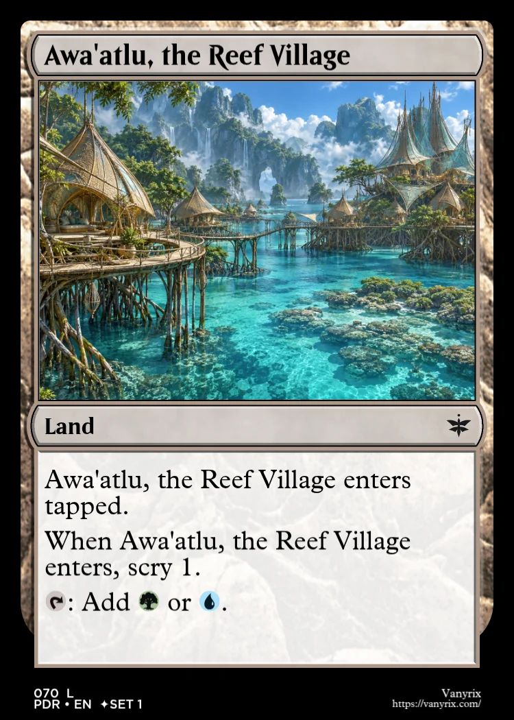 Awa'atlu, the Reef Village