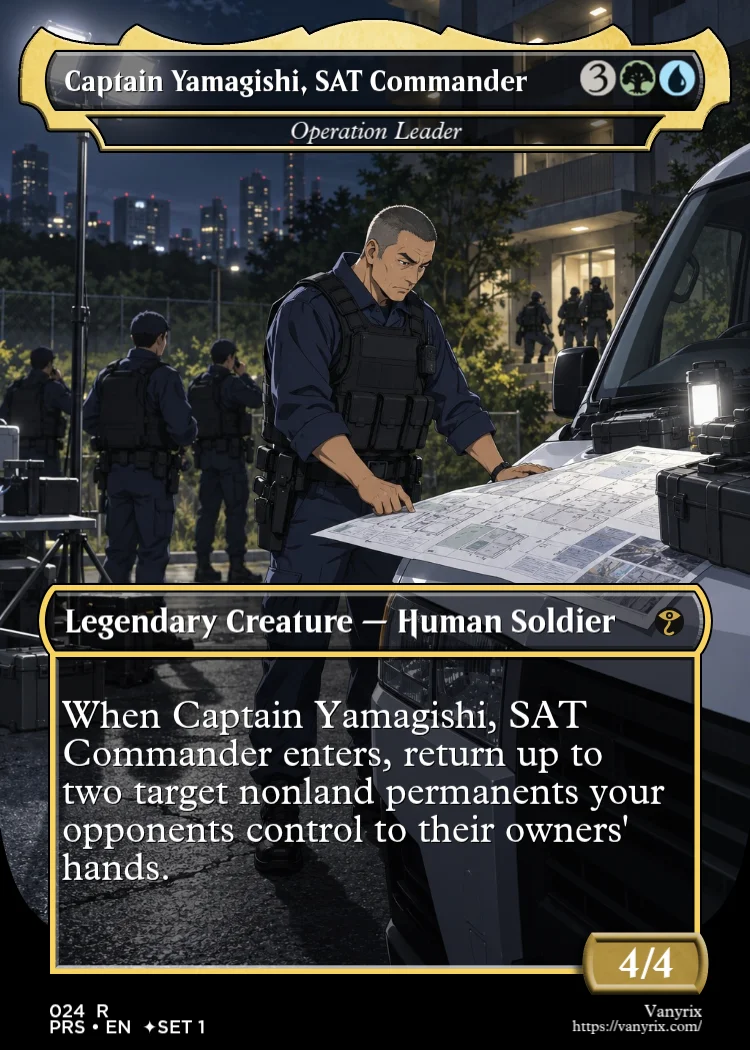 Captain Yamagishi, SAT Commander