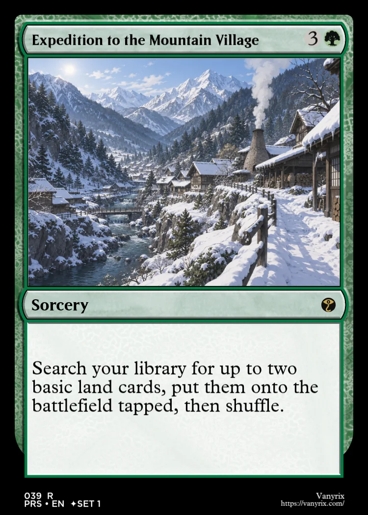 Expedition to the Mountain Village