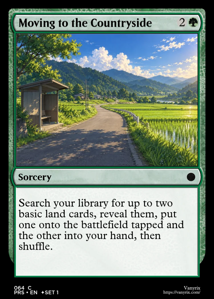 Moving to the Countryside