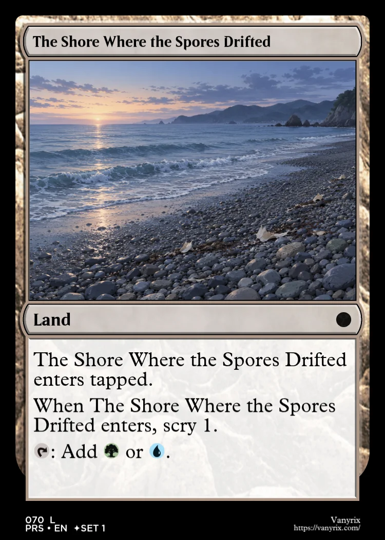 The Shore Where the Spores Drifted