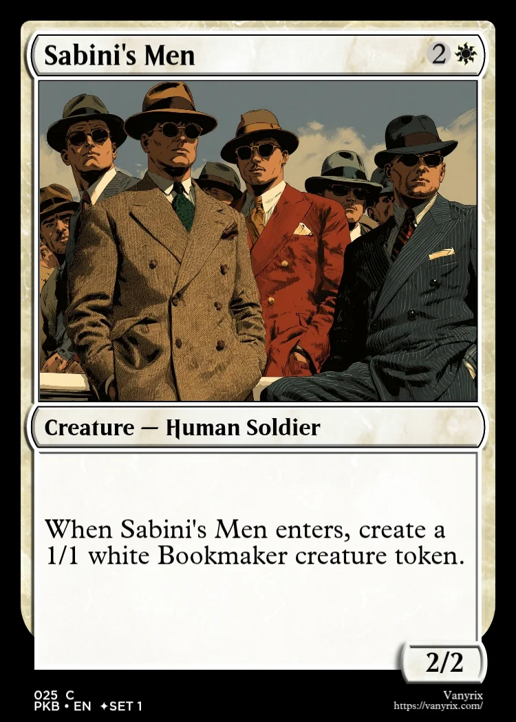 Sabini's Men