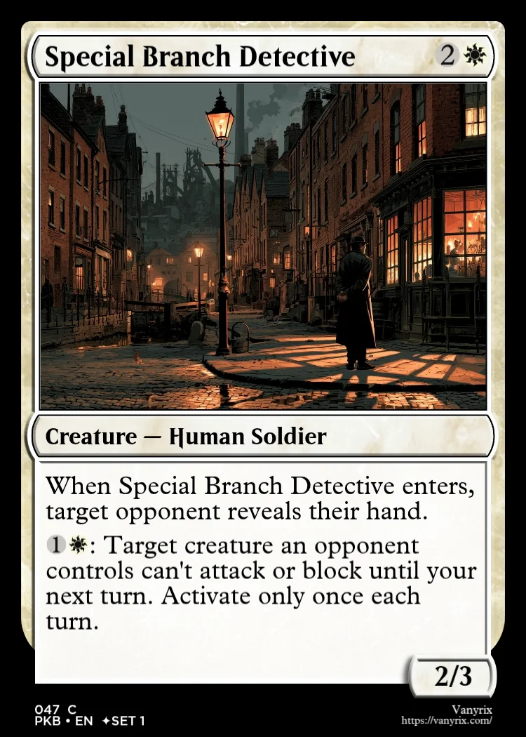 Special Branch Detective