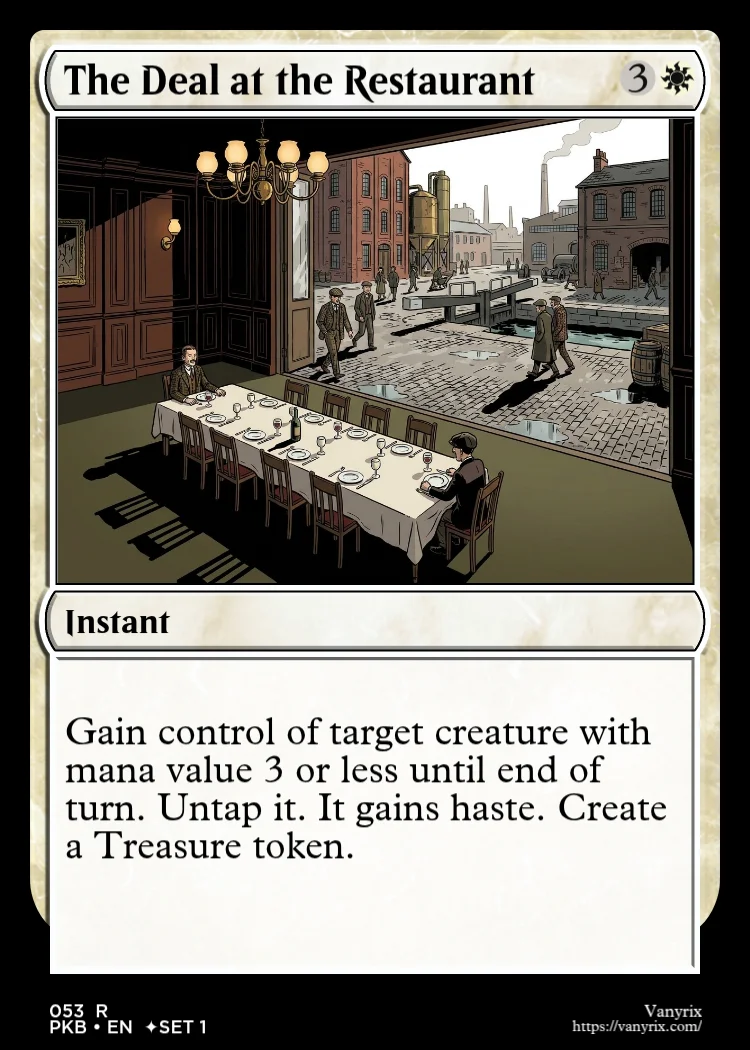 The Deal at the Restaurant