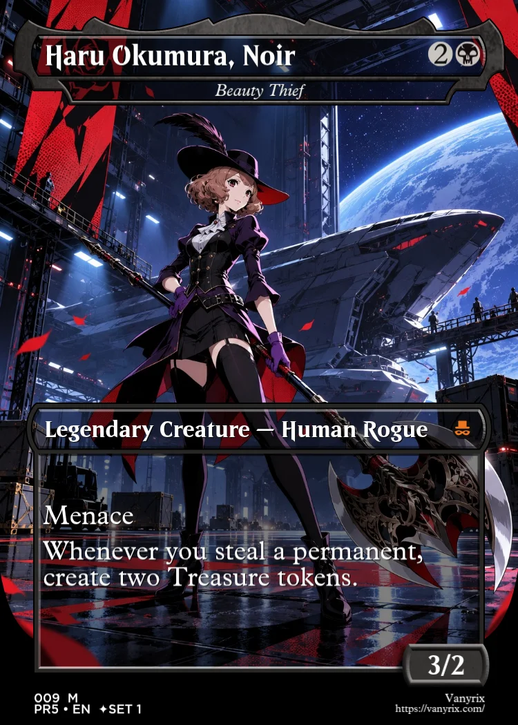 Haru Okumura, Noir