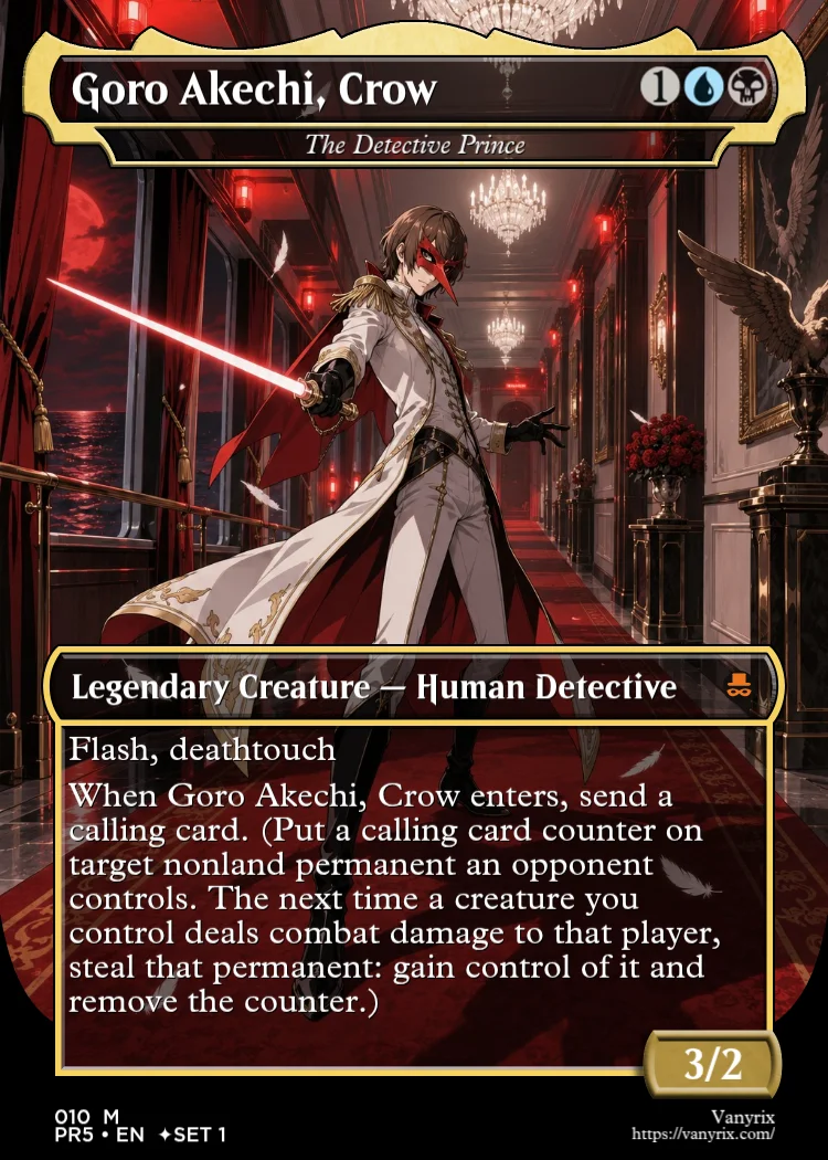 Goro Akechi, Crow