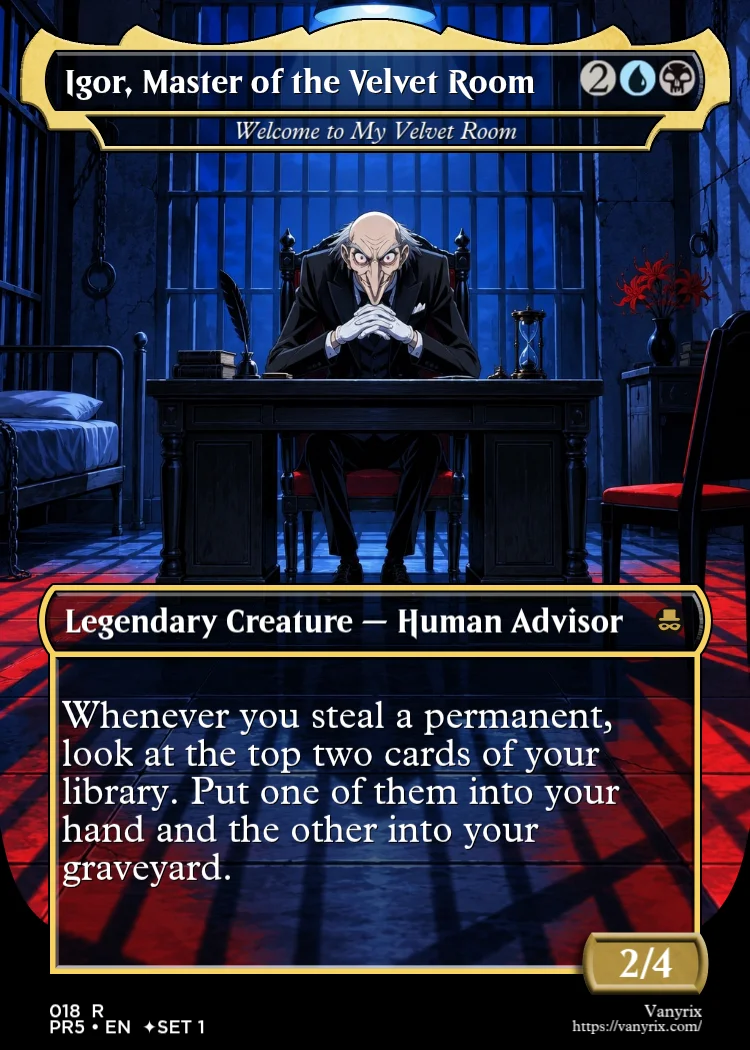 Igor, Master of the Velvet Room