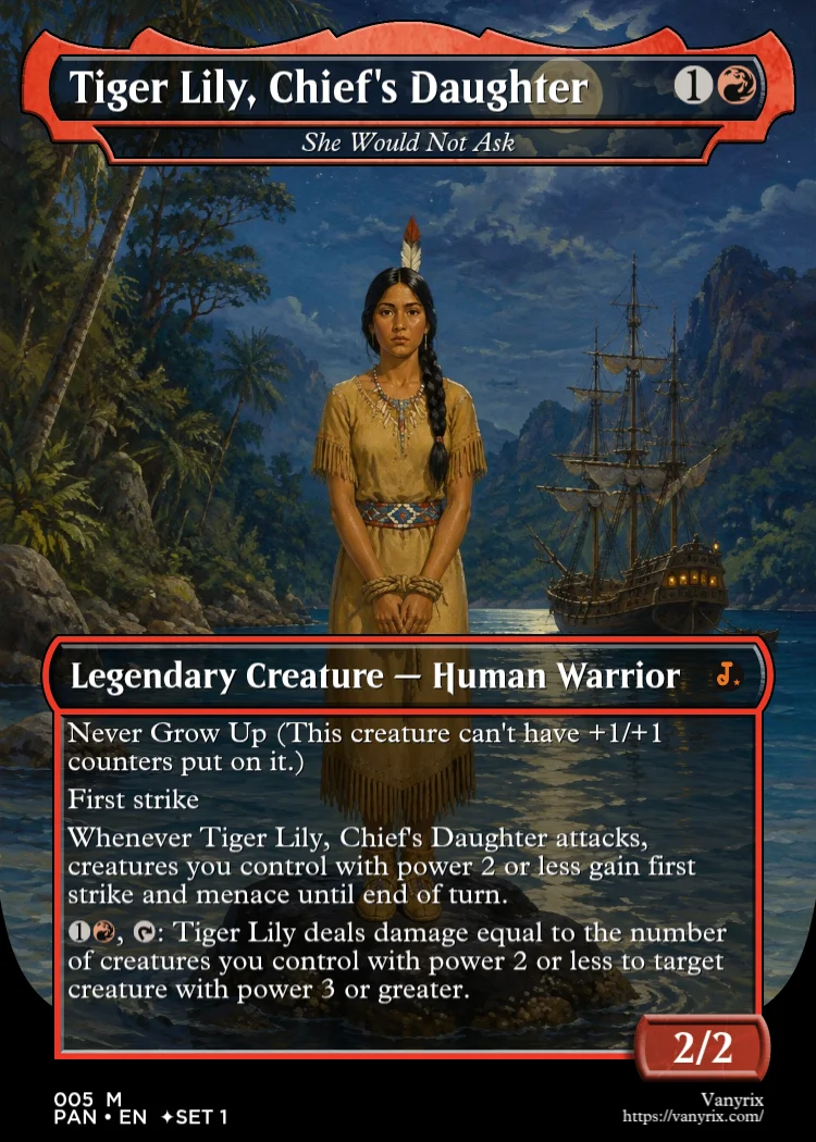 Tiger Lily, Chief's Daughter