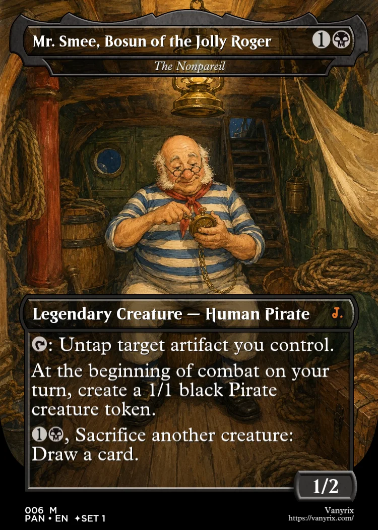 Mr. Smee, Bosun of the Jolly Roger